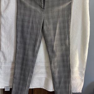 Women's Gray Plaid Pants